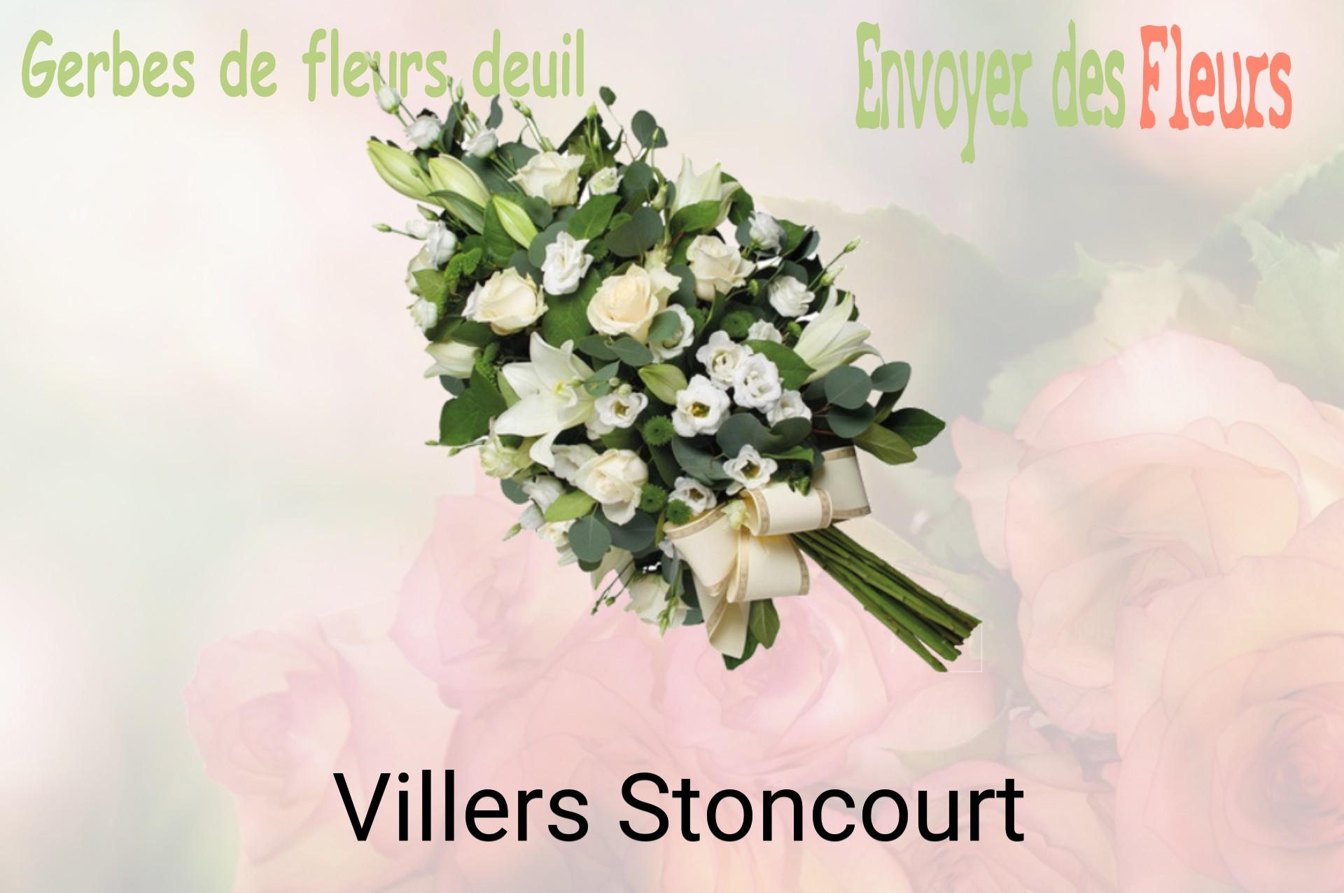 Gerbe de fleurs de deuil livrée à Villers-Stoncourt